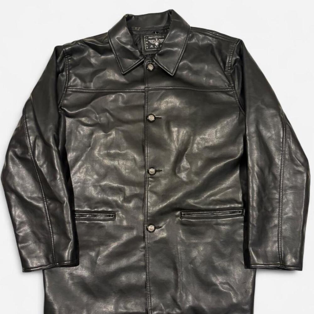 Vintage reportage rga black leather